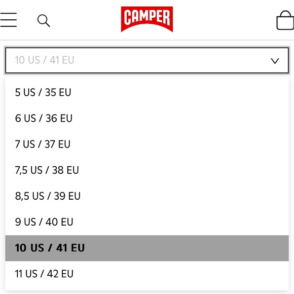 Camper Pelotas Size 10 - Picture 10 of 16